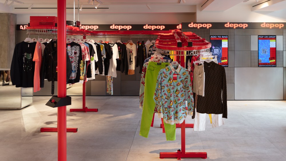 Depop pop-up store in Selfridges