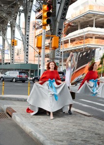 Karen Elson in the Valentino gown Elle Fanning wore 1t the 2018 Berlin International Film Festival, from the “Iconic” red-carpet feature in InStyle’s 25th Anniversary issue.