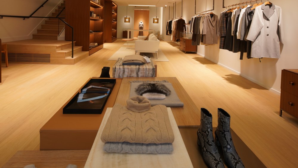 The entrance to Lafayette 148Õs new Madison Avenue store.