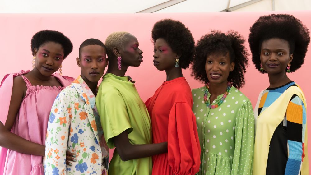 Models backstageStine Goya show, Backstage, Spring Summer 2020, Copenhagen Fashion Week, Denmark - 08 Aug 2019
