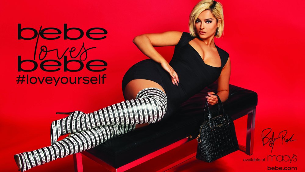 Bebe Rexha in the new campaign for Bebe that was created by Creative Playground.