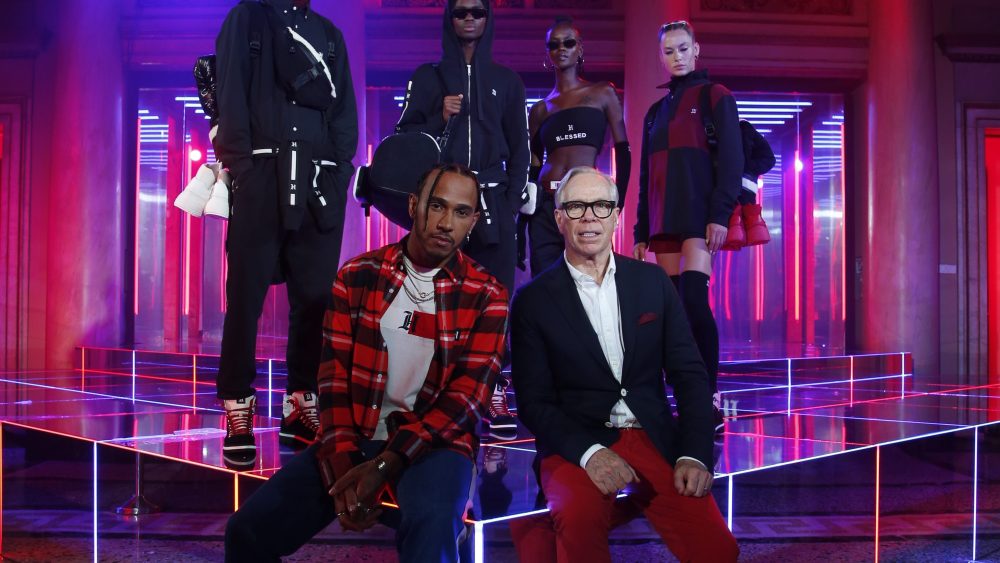 Lewis Hamilton and Tommy Hilfiger