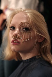 Backstage at Area RTW Spring 2020