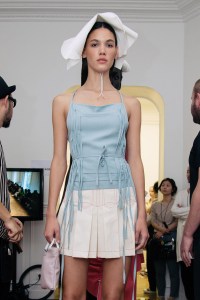 Backstage at Afterhomework RTW Spring 2020