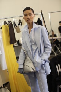 Backstage at Akris RTW Spring 2020