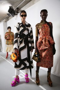 Backstage at Dries Van Noten RTW Spring 2020