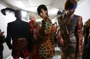 Backstage at Dries Van Noten RTW Spring 2020