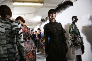 Backstage at Dries Van Noten RTW Spring 2020