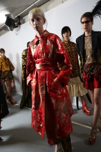 Backstage at Dries Van Noten RTW Spring 2020