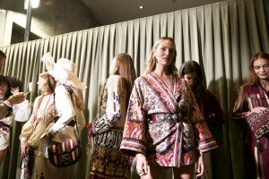 Backstage at Etro RTW Spring 2020