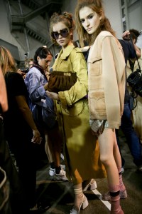 Backstage at Fendi RTW Spring 2020