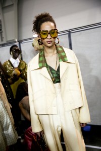 Backstage at Fendi RTW Spring 2020