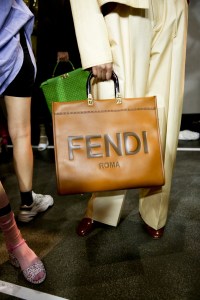 Backstage at Fendi RTW Spring 2020