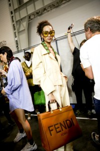 Backstage at Fendi RTW Spring 2020
