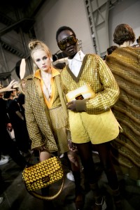 Backstage at Fendi RTW Spring 2020