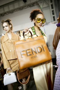 Backstage at Fendi RTW Spring 2020