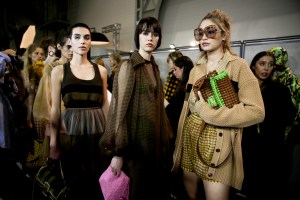 Backstage at Fendi RTW Spring 2020