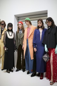 Backstage at Gucci RTW Spring 2020