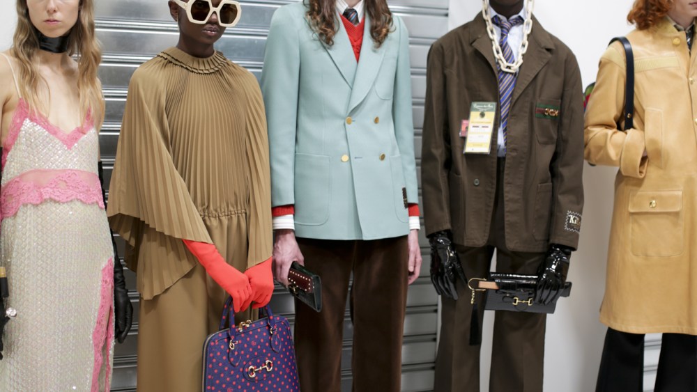 Backstage at Gucci RTW Spring 2020
