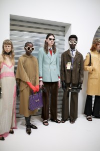 Backstage at Gucci RTW Spring 2020