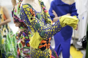 Backstage at Marni RTW Spring 2020