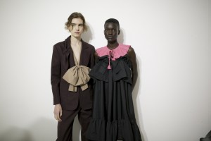 Backstage at MSGM RTW Spring 2020