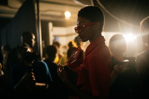 Backstage at Off-White RTW Spring 2020