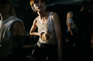 Backstage at Off-White RTW Spring 2020