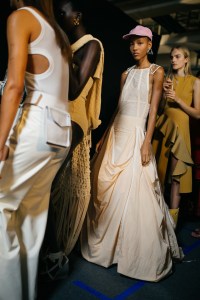 Backstage at Off-White RTW Spring 2020