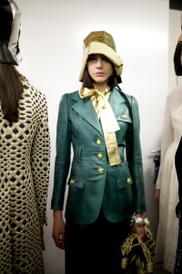Backstage at Prada RTW Spring 2020