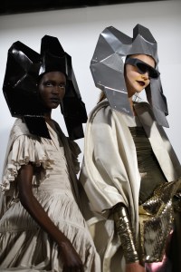 Backstage at Rick Owens RTW Spring 2020