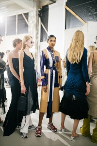 Backstage at Rokh RTW Spring 2020