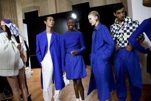Backstage at Salvatore Ferragamo RTW Spring 2020