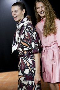 Backstage at Salvatore Ferragamo RTW Spring 2020