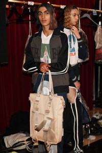 Backstage at Telfar RTW SS 2020, photographed in Paris on September 23, 2019.