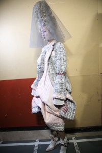 Backstage at Thom Browne RTW Spring 2020