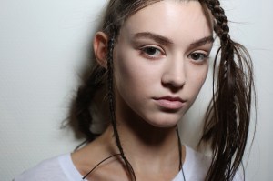 Backstage at Yohji Yamamoto RTW Spring 2020