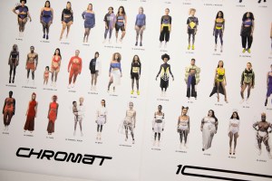 Backstage at Chromat RTW Spring 2020