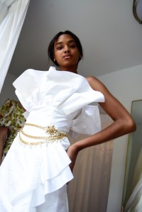 Backstage at Markarian RTW Spring 2020.