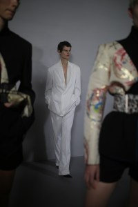 Backstage at Haider Ackermann RTW Spring 2020