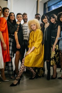Backstage at Lutz Huelle RTW Spring 2020
