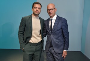 Sebastian Stan and Mark Langer in the front row