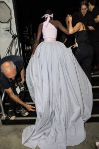 Backstage at Brandon Maxwell RTW Spring 2020