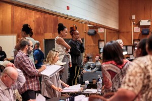 Camille A. Brown at a rehearsal of Porgy & Bess at the Met Opera.