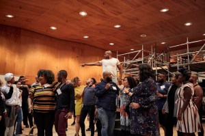 A rehearsal of Porgy & Bess at the Met Opera.