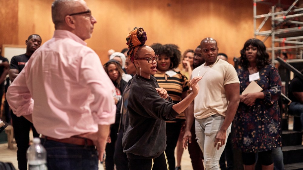 Camille A. Brown at a rehearsal of "Porgy and Bess" at the Met Opera.