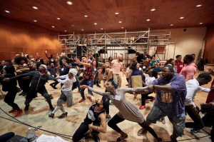 A rehearsal of Porgy & Bess at the Met Opera.