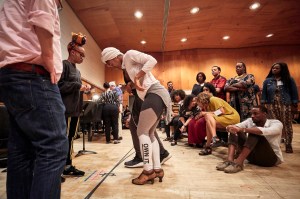 A rehearsal of Porgy & Bess at the Met Opera.