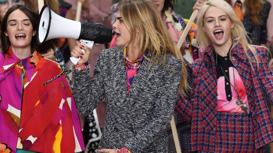 models protest