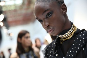 Backstage at Sacai RTW Spring 2020